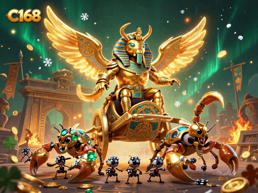 C168 invites players to experience thrilling golden bets amidst ancient wonders with impressive characters and gaming elements.