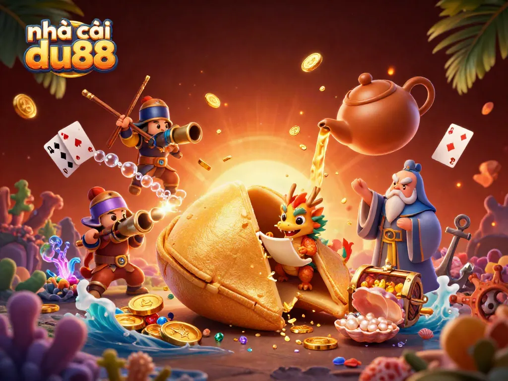 Engage in thrilling gameplay at nhà cái du88 featuring a vibrant 3D casino scene with dynamic characters and rich elements.