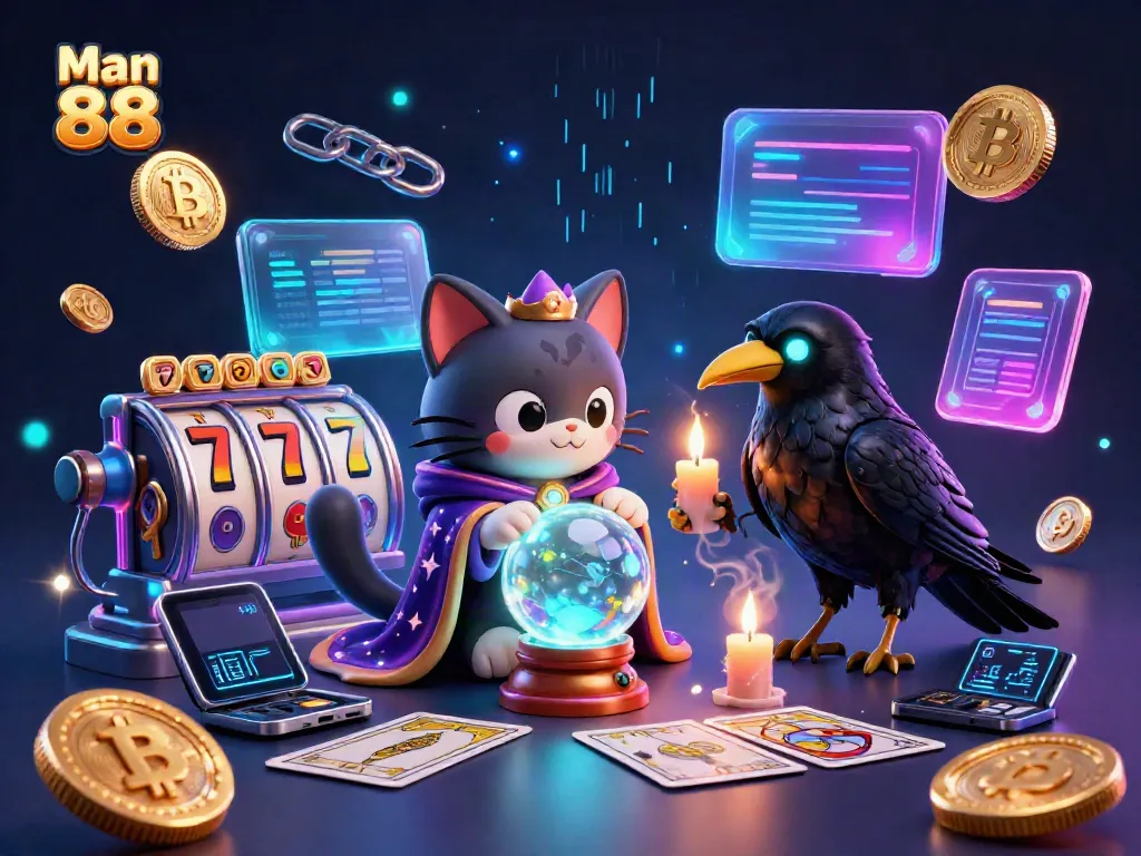 Experience thrilling jackpots at Man 88 with an enchanting 3D casino scene showcasing vibrant elements.