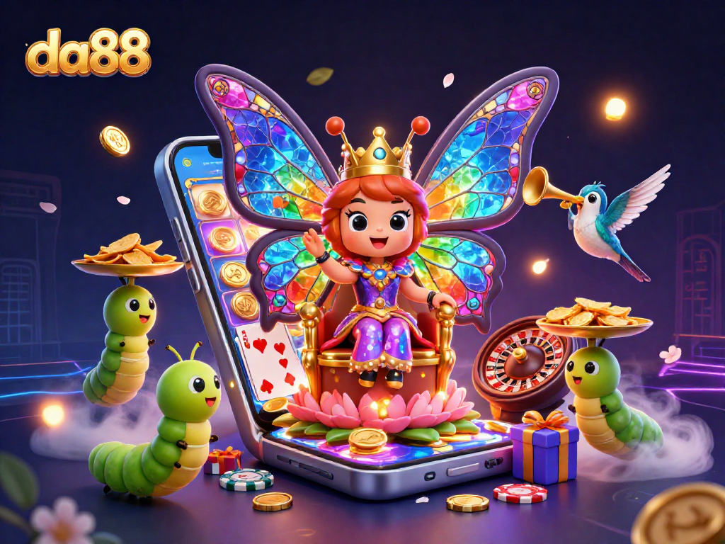 Experience thrilling gameplay at da88 with vibrant 3D casino elements and dynamic characters.