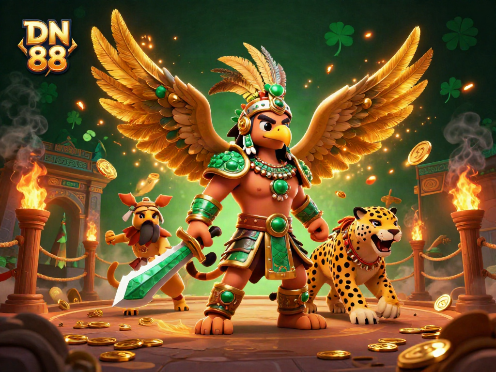 Engage with thrilling casino adventures at DN 88, featuring dynamic characters amidst a vibrant gaming atmosphere.