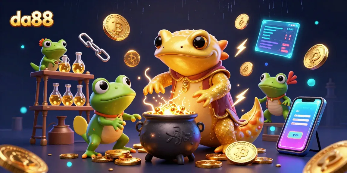 Experience exhilarating gameplay at da88 with vibrant 3D artwork showcasing magical betting elements.