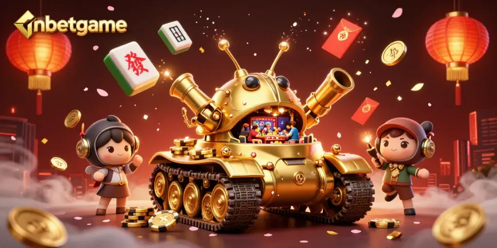 Engage in thrilling gaming experiences with nbetgame's vibrant 3D casino adventure art.