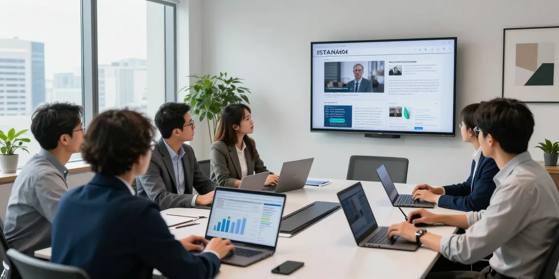 Engaging team collaboration at ISTANA404, a business and technology information portal.