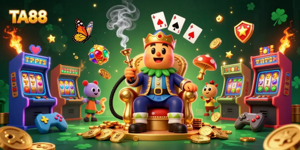 TA88 presents an exciting online casino environment with vibrant slot elements and thrilling gameplay.
