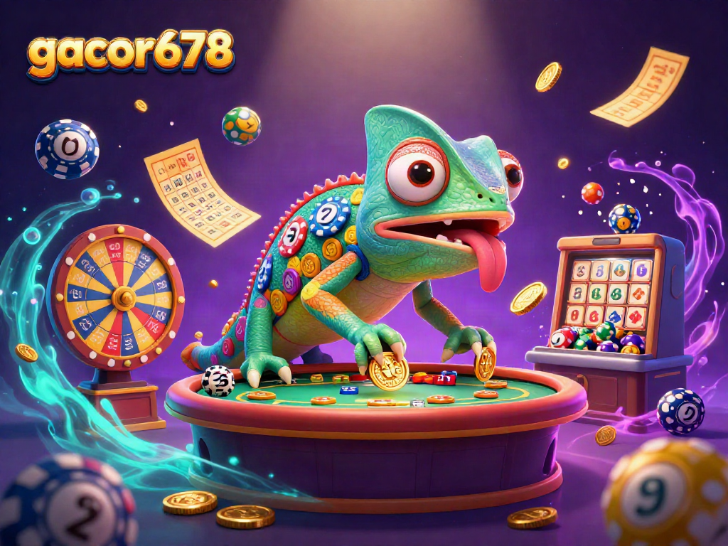 Celebrate wins with gacor678, a dynamic casino scene featuring exciting games and vibrant prizes.