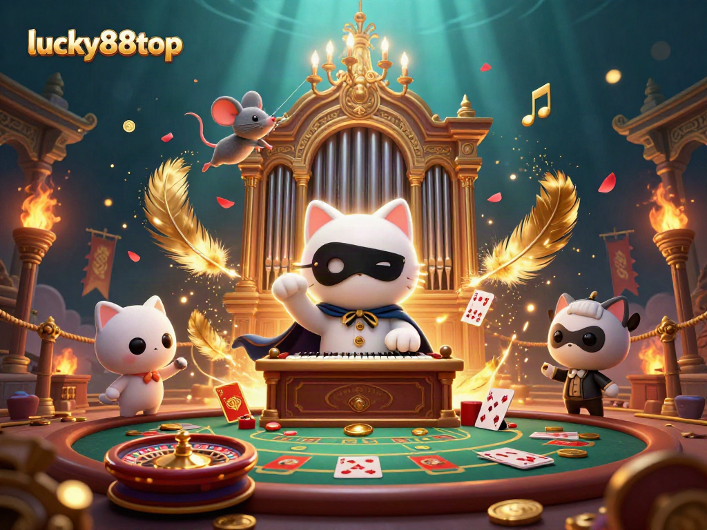 Experience the dynamic charms of lucky88top with vibrant casino scenes and thematic elements.